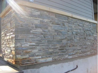 Full-bed masonry project
